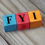 three coloured blocks reading 'FYI'